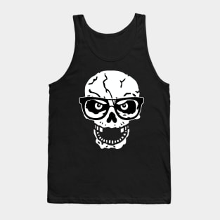 CC Foundation Skull White Tank Top